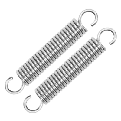 Abbildung von GUNGY Zugfedern mit Haken Edelstahl Zugfeder Spannfeder 100mm Außendurchmesser 18mm Drahtdurchmesser 2,9mm Maximale Zugkraft 24kg 2,9x18x100mm 2 Stück