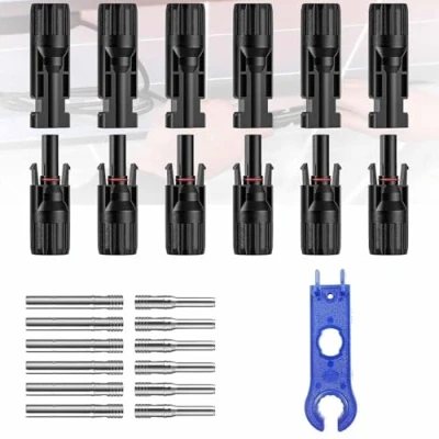 Abbildung von Wasserdicht Gemäß IP68 MC4 Stecker Werkzeug, Solarstecker für PV Kabel, Solar Set, Photovoltaik Toolkit Solarpanel Plug, Solarschlüssel anschluss, Photovoltaische Steckverbinder