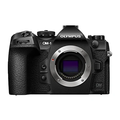 Abbildung von Olympus OM SYSTEM 1 Micro Four Thirds Systemkamera, 20 MP BSI Stacked Live MOS Sensor, 1053 Kreuzpunkt AF und 5 Achsen Stabilisierung
