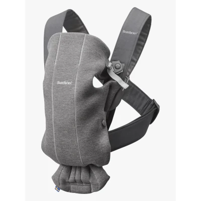 Abbildung von BabyBjörn Mini Babytrage 3D Jersey, Dunkelgrau