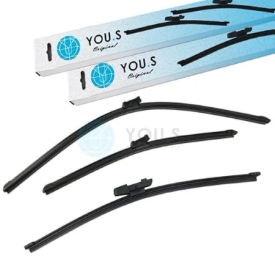 Abbildung von YOU.S SCHEIBENWISCHER SET VORNE + HINTEN 650 450 330 mm (3 Stück)