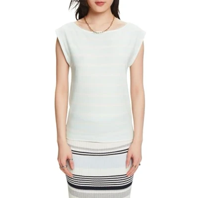 Abbildung von Esprit Tshirt print, Damen, Größe: 40, Light aqua green