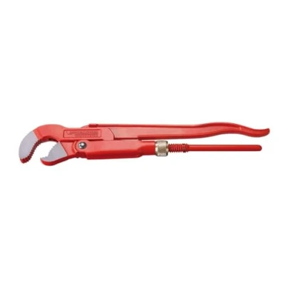 Abbildung von Rothenberger Industrial 3 teiliges Zangen Set Eckrohrzange 45 Ø 2&quot; / 60 mm; Länge: 560 mm 20&quot; Chrom Vanadium Stahl S förmiges Maul 070658E