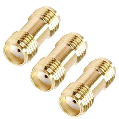 Abbildung von TengKo RF Koaxial Adapter Steckverbinder SMA Coax Jack Female zu (3er Pack)