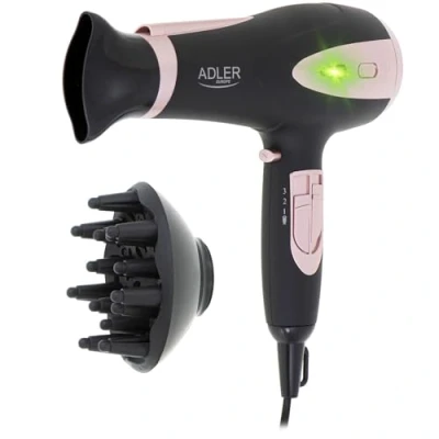 Abbildung von Adler Haartrockner AD 2248b, 2400W, mit Ionen Technologie, 2 Geschwindigkeitsstufen