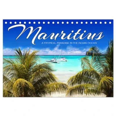 Abbildung von Mauritius A Tropical Paradise in The Indian Ocean (Tischkalender 2025 DIN A5 quer), CALVENDO Monatskalender