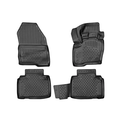 Abbildung von Element Passgenaue 3D Fussmatten Designed für Ford Edge, Mk 2, 2015 2024, 4 TLG.