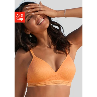 Abbildung von LASCANA Bralette BH &quot;Freya&quot;, ohne Bügel mit eingearbeitetem Push up Kissen, Dessous