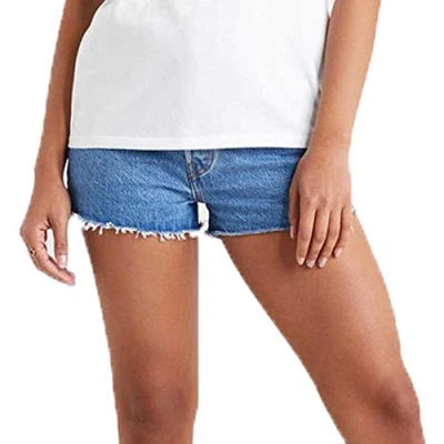 Abbildung von Levi&#039;s 501 Original Jeans Shorts, Damen, Größe: 30, Blue denim