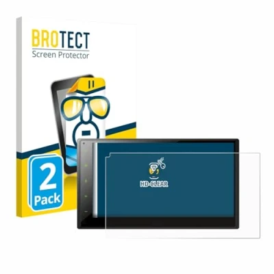 Abbildung von BROTECT (2 Stück Schutzfolie für Pioneer SPH DA360DAB Displayschutz Folie Ultra Klar