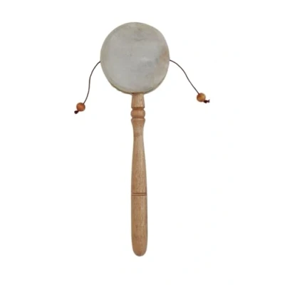 Abbildung von 20cm Kinder Djembe Trommel Bongo Drum Deko Viele Schildkröten + Handtrommel Rassel R6