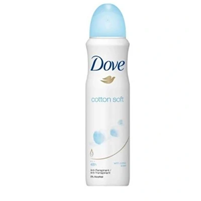 Abbildung von 3 x Dove Women Deospray Cotton Soft 150 ml