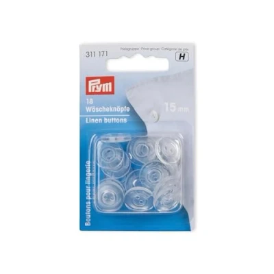 Abbildung von Prym Buttons, Linen,Plastic, transparent, Stück