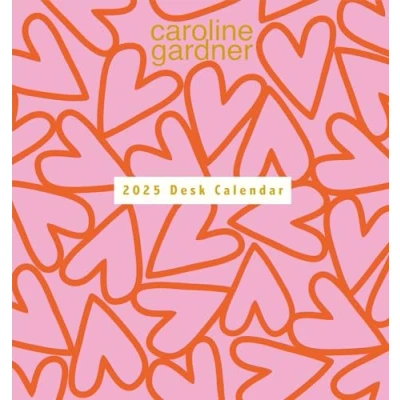 Abbildung von Caroline Gardner Tischkalender 2025, Herzen und gemischte Drucke