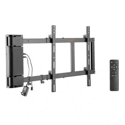 Abbildung von mywall HP29L Elektrische Wandhalterung für Flachbildfernseher 32 60 Zoll (81 152cm) Tragkraft 40 Kg Schwarz