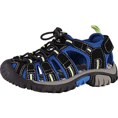 Abbildung von McKINLEY Vapor II Jr. Trekking &amp; Wanderhalbschuhe, Schwarz (Black/Blue/Lime 914), 36 EU