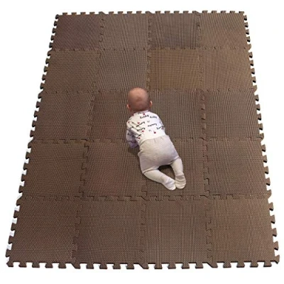 Abbildung von YIMINYUER® 20 Teilige (30cmx30cmx1cm Einzelstück), Puzzlematten Baby, Puzzlematte Spielmatte, Babys Puzzle Matten, Kinder Spielmatten R06G301020