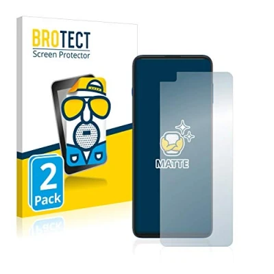 Abbildung von BROTECT Entspiegelungs Schutzfolie für Motorola G100 (2 Stück) Matte Displayschutz Folie, Anti Reflex, Fingerprint