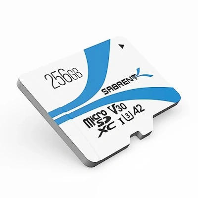 Abbildung von SABRENT Micro SD Karte 256GB V30, UHS I A2, speicherkarte MicroSDXC, Class 10, U3, Full HD &amp; 8K UHD Karte, Biz zu 100MB/s (SD MQ30 256)