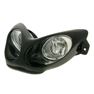 Abbildung von Scheinwerfer Doppeloptik Halogen schwarz für Yamaha Aerox 50 Cat. (03 12)