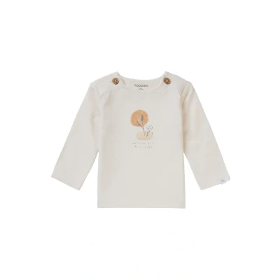 Abbildung von Noppies Bethal Langarmshirt für Kinder, Größe: 56, Whisper white