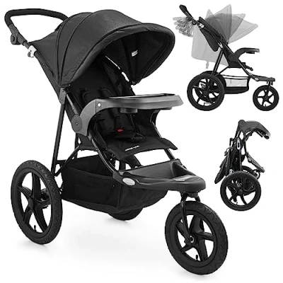 Abbildung von Moby System Dreirad Kinderwagen Jogging mit Luftreifen und Verdeck Modell: MOUNTAIN