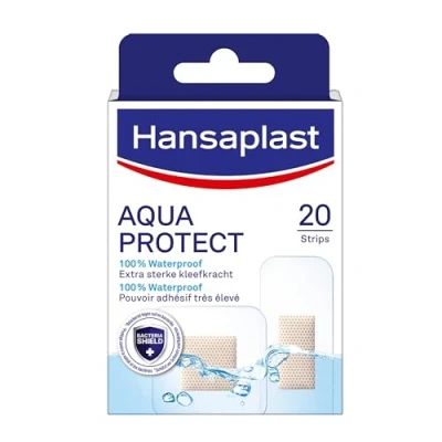 Abbildung von Hansaplast Pflaster Aquaprotect 100% wasserdicht 20 Streifen