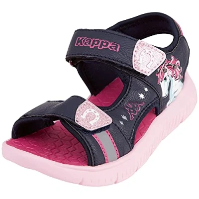 Abbildung von Kappa Flake SUN Trekkingsandale für Kinder, Größe: 27, Navy/pink Schuhe