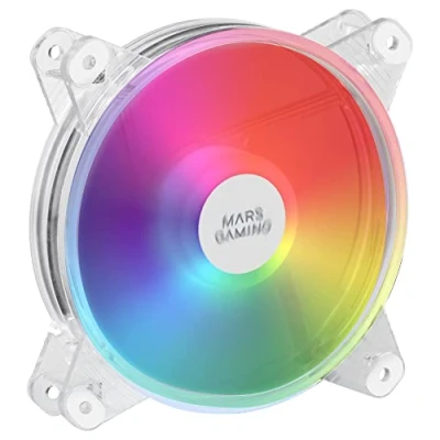 Abbildung von MARSGAMING MFD, 120mm RGB Lüfter, Ultra Quiet 14dB, Molex, Transparent