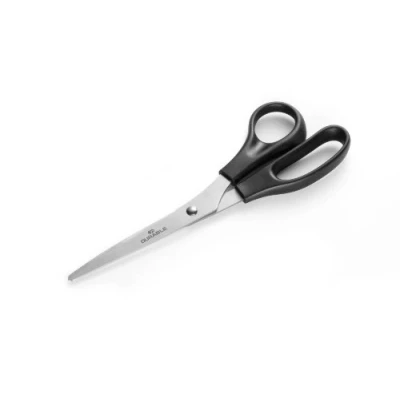 Abbildung von 12 x Durable Schere 22cm runde Spitze schwarz