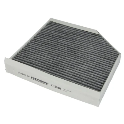 Abbildung von FILTRON K 1318A Innenraumfilter Aktivkohlefilter 255, 170 250 35 AUDI: A6 C7 Limousine, Avant, A7 Sportback