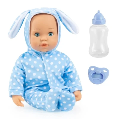 Abbildung von Puppe Anna First Words Baby 38 cm, blaues Outfit