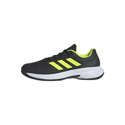Abbildung von adidas Performance Gamecourt 2 Tennisschuh für Sandplätze Carbon lucid lemon cloud white, Herren, Größe: 41 1/3, white