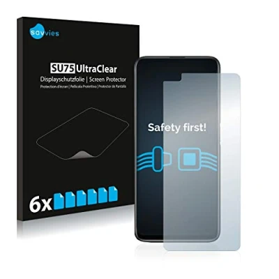 Abbildung von Savvies 6 Stück Schutzfolie für realme Pro Displayschutz Folie Ultra Transparent