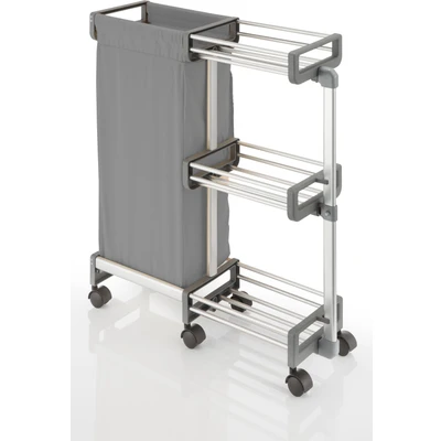 Abbildung von Ruco Regalwagen, Aluminium, für Nischen bis 20 cm