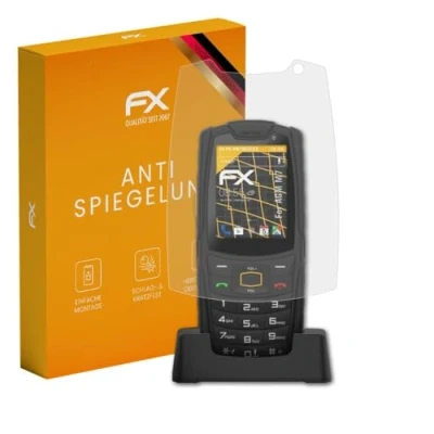 Abbildung von atFoliX Panzerfolie kompatibel mit AGM M7 Schutzfolie, entspiegelnde und stoßdämpfende FX Folie (3X)