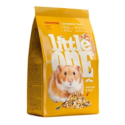 Abbildung von Little One Alleinfutter für Hamster Doppelpack 2 x 400 g Ausgewogene Zusammensetzung Aus Weizen, rote Hirse, Gerste, Maisflocken, Kürbiskernen und vielem mehr