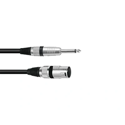 Abbildung von OMNITRONIC Adapterkabel XLR(M)/Klinke mono 0,9m sw