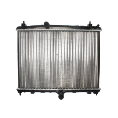 Abbildung von THERMOTEC D7P059TT Kühler, Motorkühlung für Fahrzeuge mit/ohne Klimaanlage 380 565 26 Kühlrippen mechanisch gefügt PEUGEOT: 407 Coupe, SW