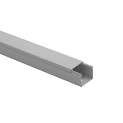 Abbildung von 10m KOMIB Kabelkanal/Kabelkanäle/Kabelführung Verschiedene Größen und Farben Schraubbar 5 x 2m Stangen (Grau Steingrau, 25 20 mm)