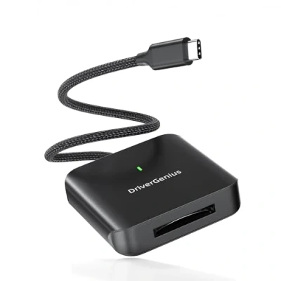 Abbildung von DriverGenius CFexpress Typ B Kartenleser USB C auf Speicherkartenleser für Dediziertes Kamerazubehör