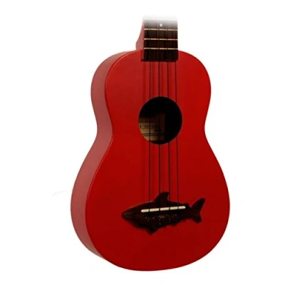 Abbildung von Makala Shark MK SS Red Sea Soprano Ukulele, with Tote Bag