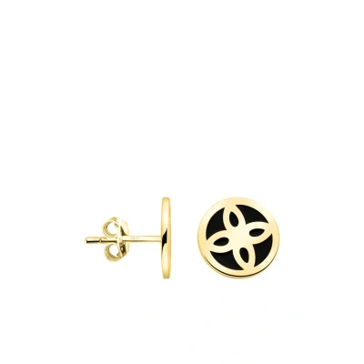 Abbildung von Sofia Milani Flower Circle Ohrringe goldcoloured, Damen, Größe: One Size, Gold/coloured