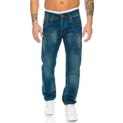 Abbildung von Rock Creek Herren Jeans Blau RC 2103 [W40 L30]