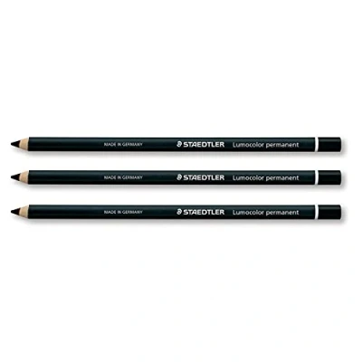 Abbildung von Staedtler Trockenmarker glasochrom permanent schwarz