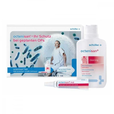 Abbildung von Octenisan Set Waschlotion+Nasengel