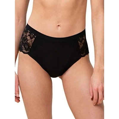 Abbildung von Triumph Freedom Briefs MAXI Period Panty Menstruationsunterwäsche, Damen, Größe: XS, Black