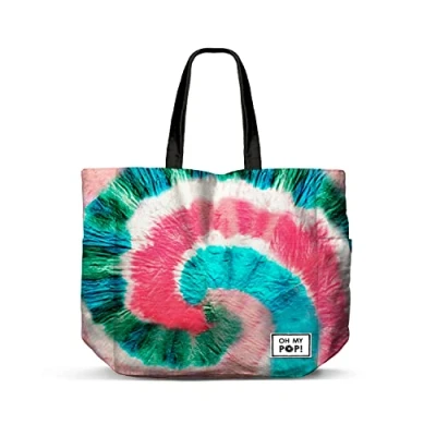 Abbildung von Oh My Pop! Voyage Horizontale FAN Shopping Einkaufstasche, Schwarz