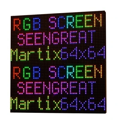 Abbildung von xicoolee 4096 RGB Vollfarb LED Matrix Panel Display, 64 x Pixel, für Raspberry Pi, 3 mm Pitch mit 2 HUB75 Schnittstelle