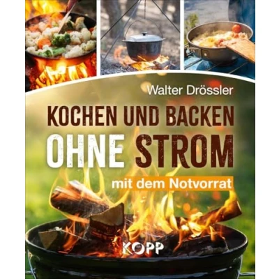 Abbildung von Kochen und backen ohne Strom mit dem Notvorrat